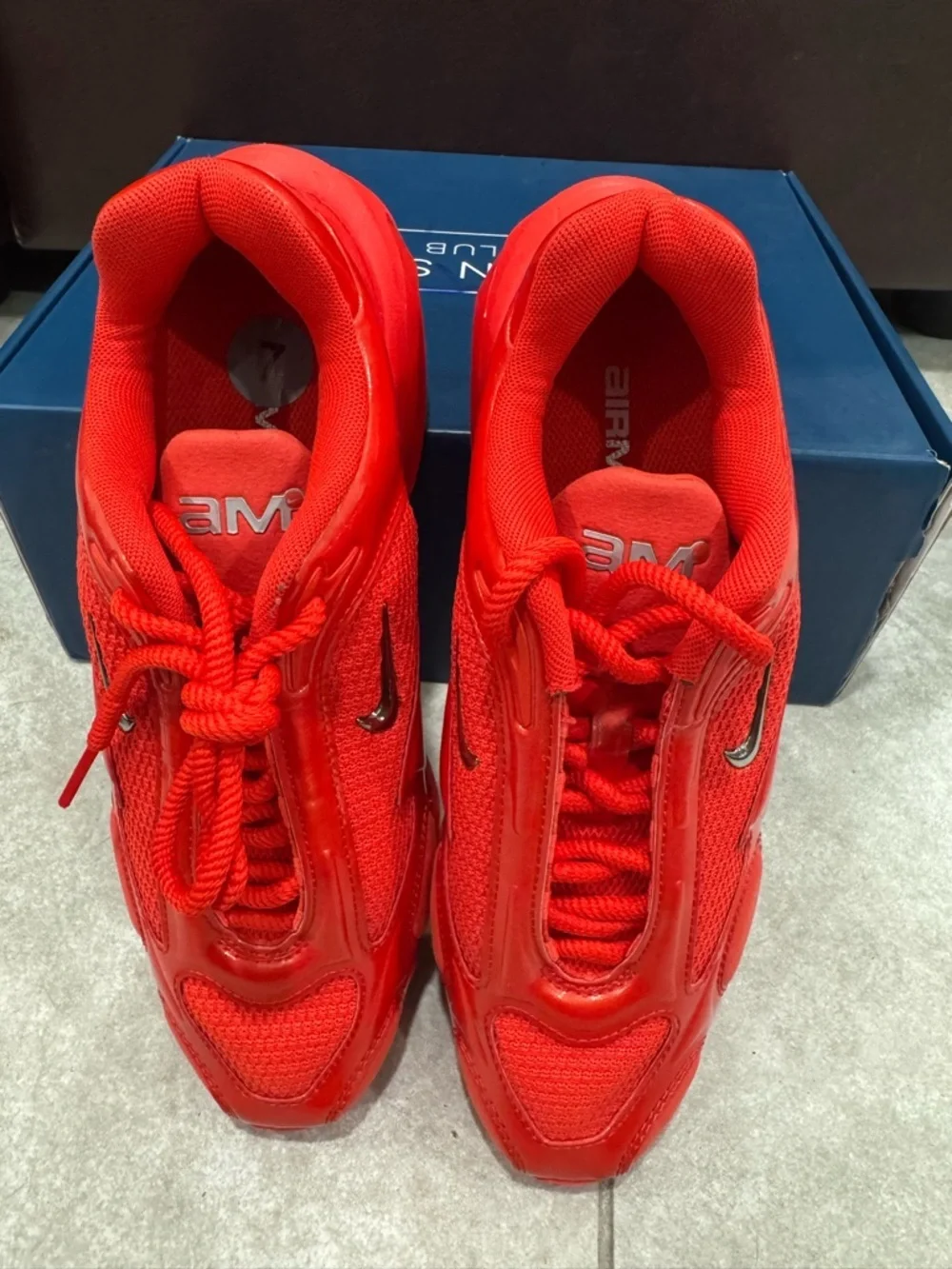 Size 7- Nike Air Max Muse Habanero Red FV1920-601 - Picture 6 of 7